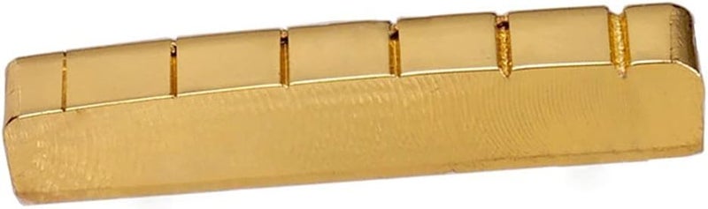 JD.Moon Electric Guitar Nut Brass 6 String Slotted For Les Paul Epiphone Guitar Parts 42mm - Image 3